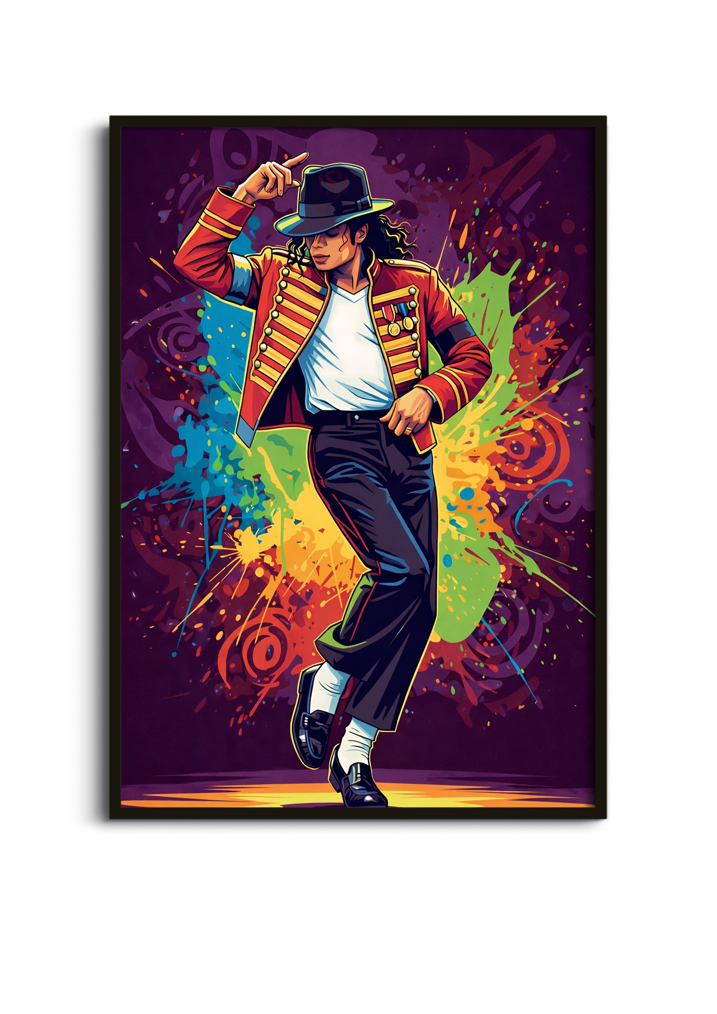 Michael Jackson Poster | MJ Colorful Dance Lazywalls