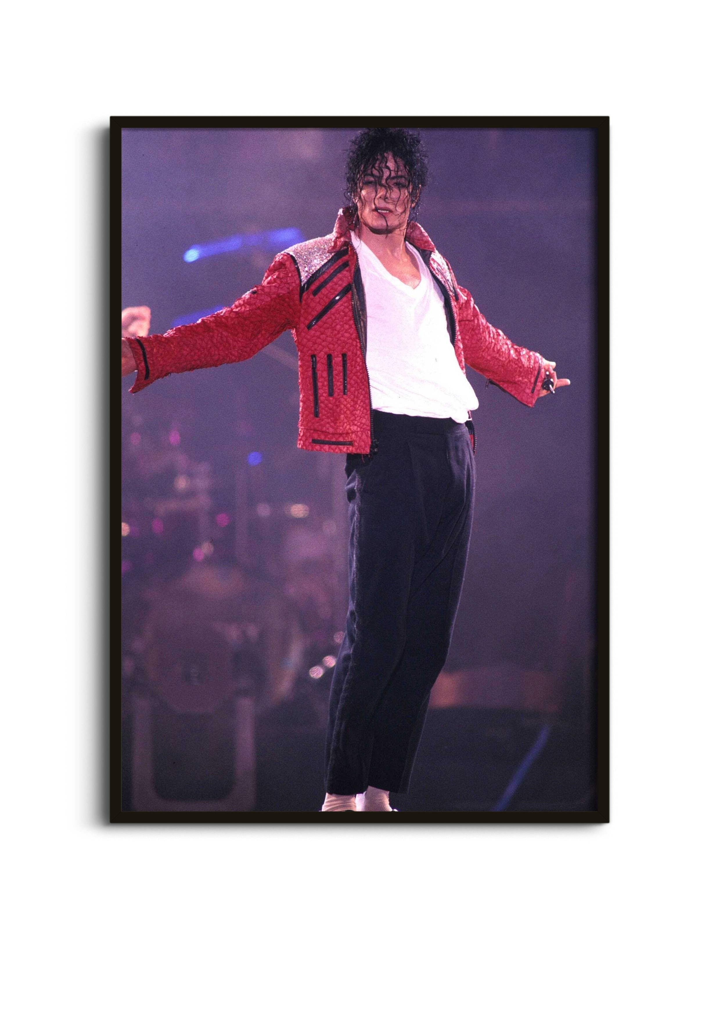 Michael Jackson Red Jacket Poster Lazywalls
