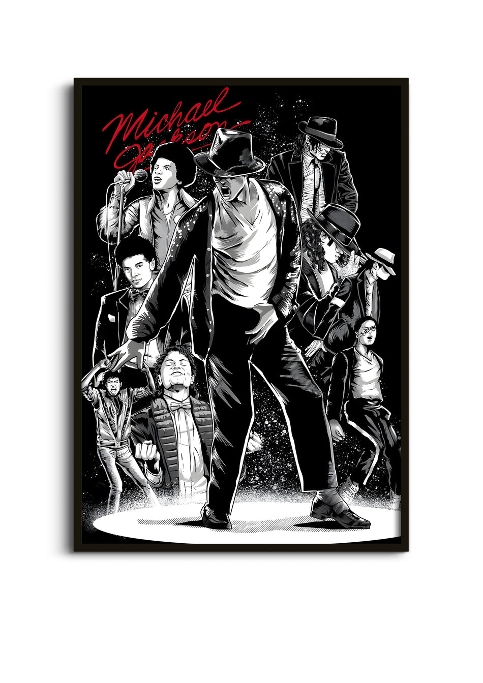 Michael Jackson Tribute Poster Art Lazywalls