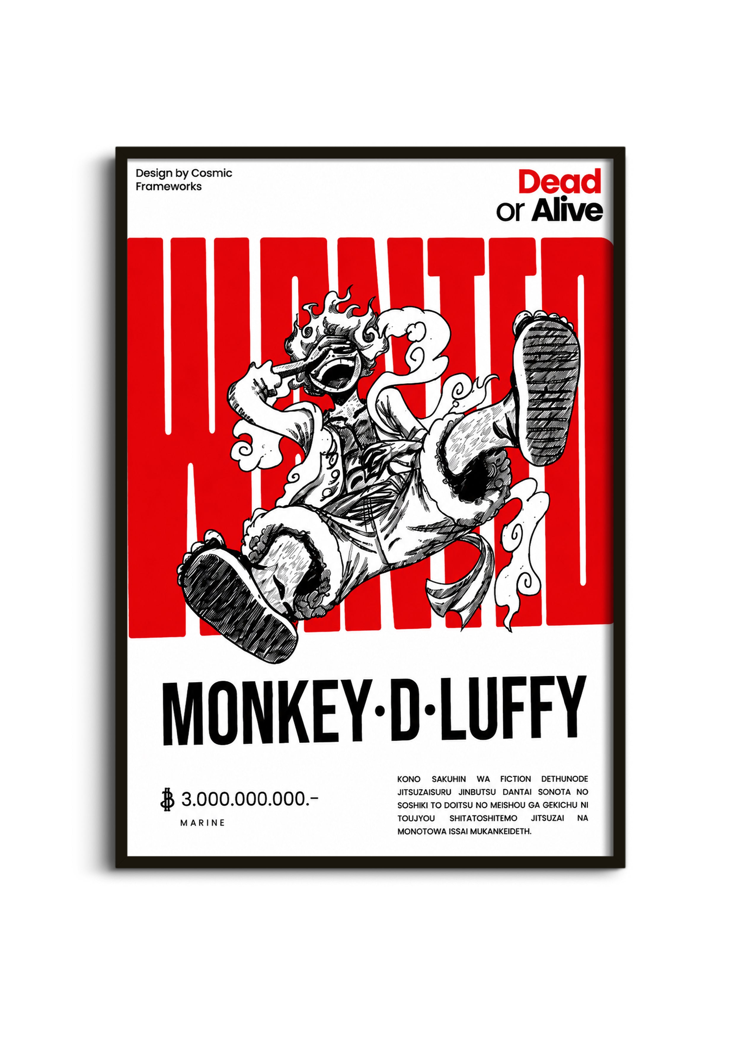 Monkey D. Luffy Wanted Poster#1