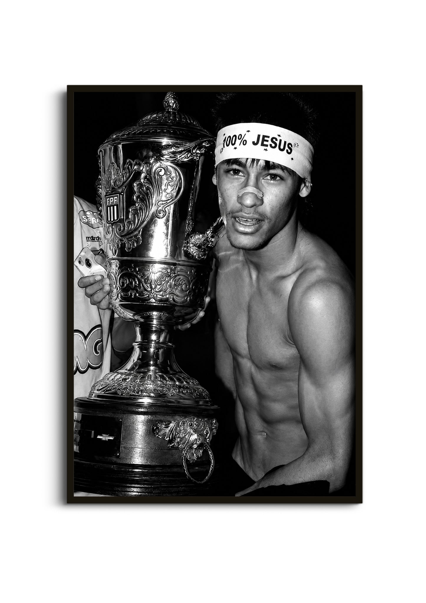 Neymar 100% Jesus Wall Art Lazywalls