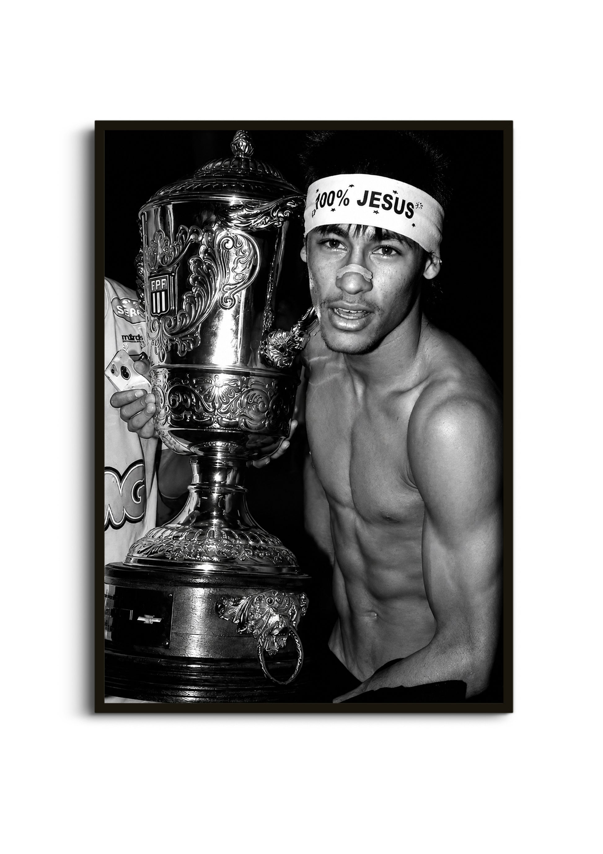 Neymar 100% Jesus Wall Art Lazywalls