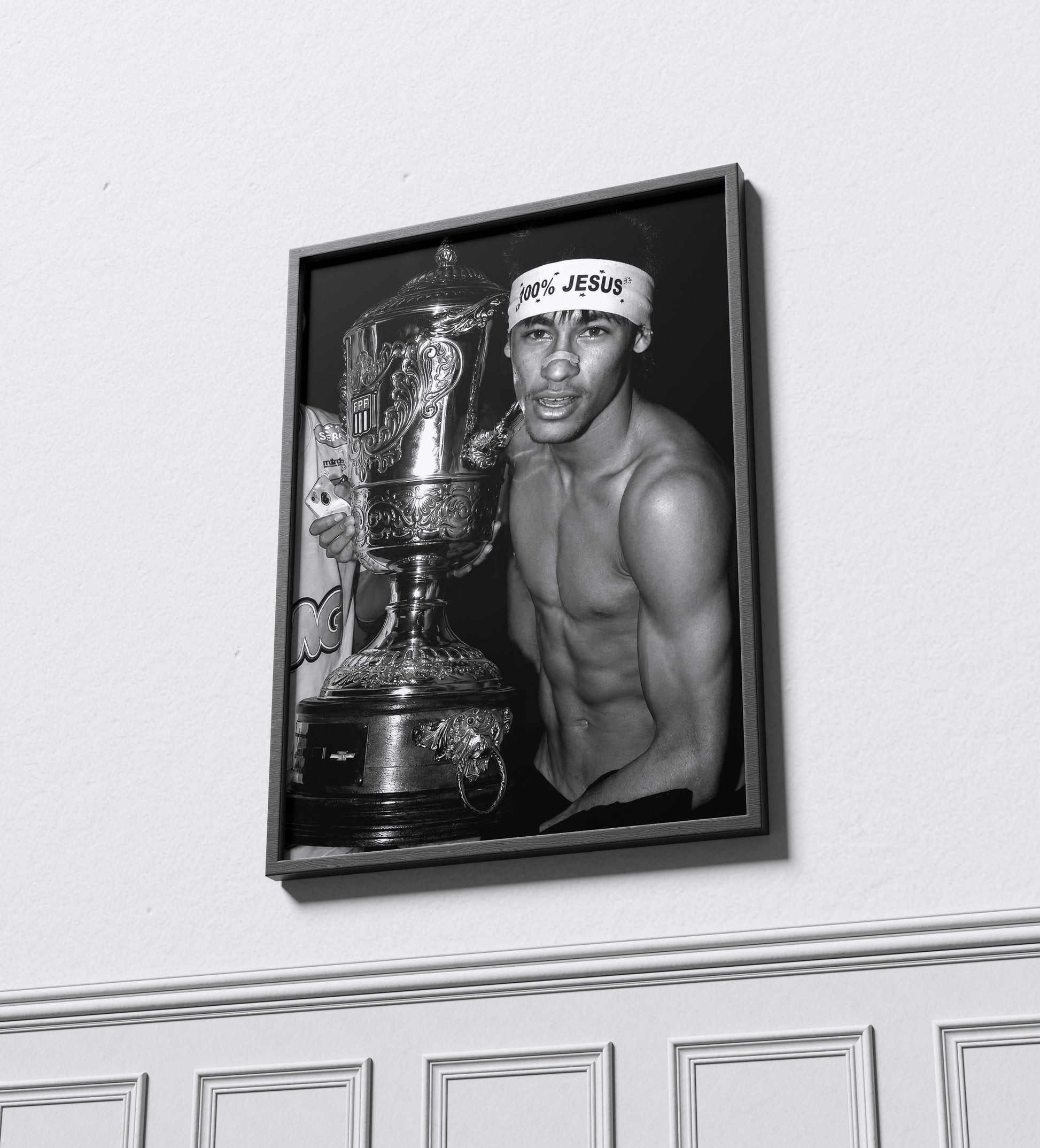 Neymar 100% Jesus Wall Art Lazywalls