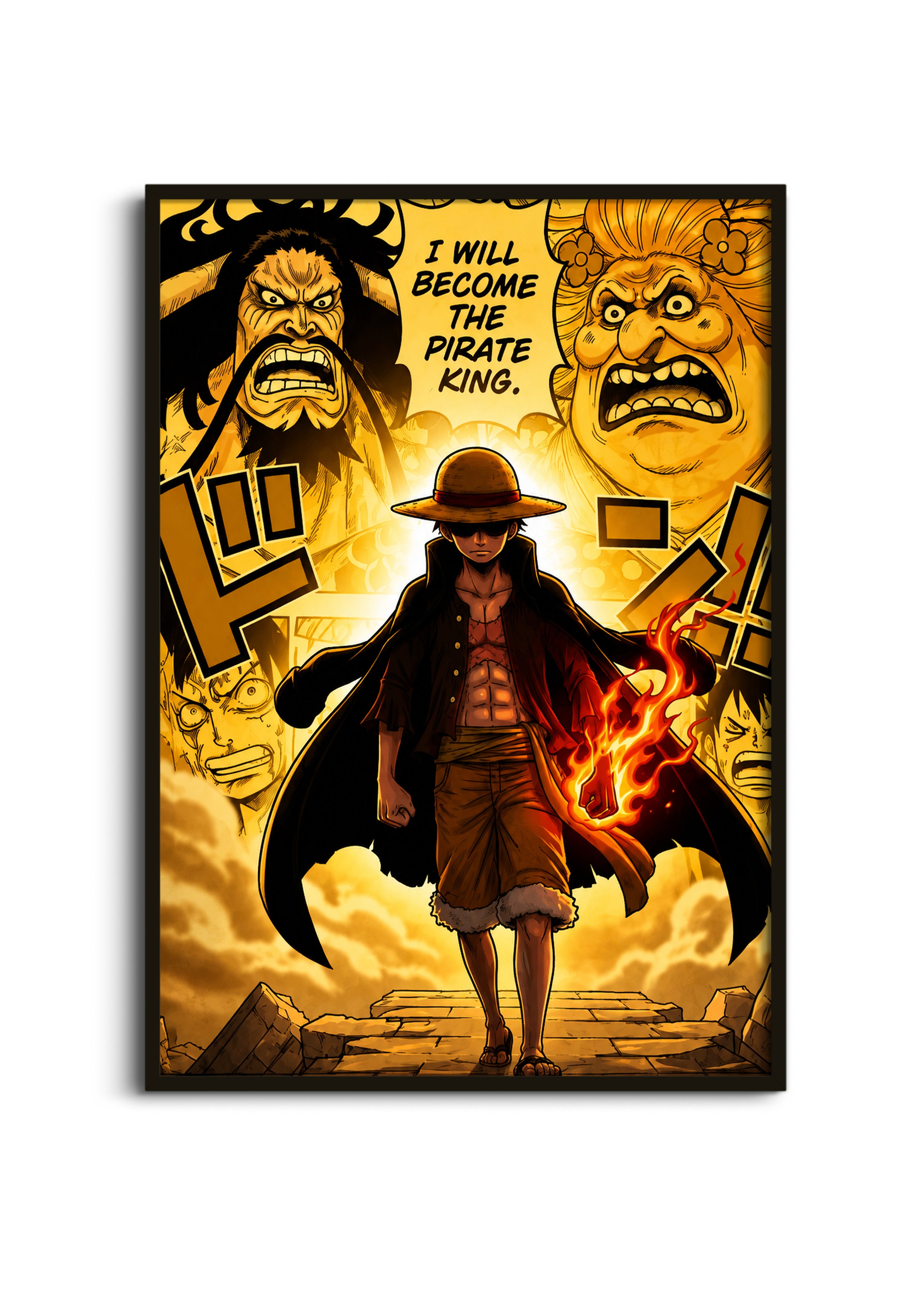 Pirate King Luffy Poster