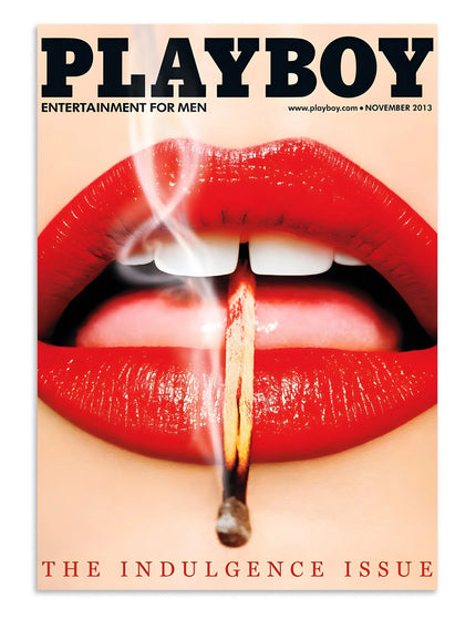 Playboy Lips Wall Art Bold Aesthetic Poster Lazywalls