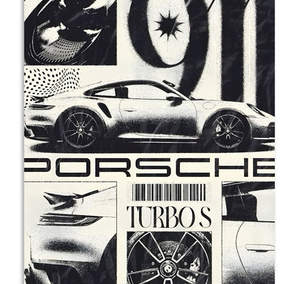 Porsche 911 Turbo Wall Art Lazywalls