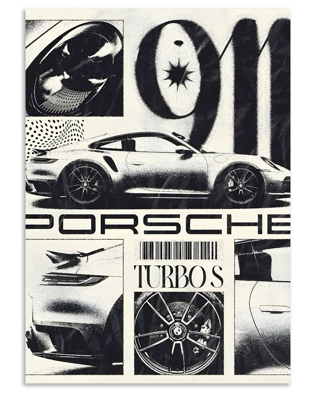 Porsche 911 Turbo Wall Art Lazywalls