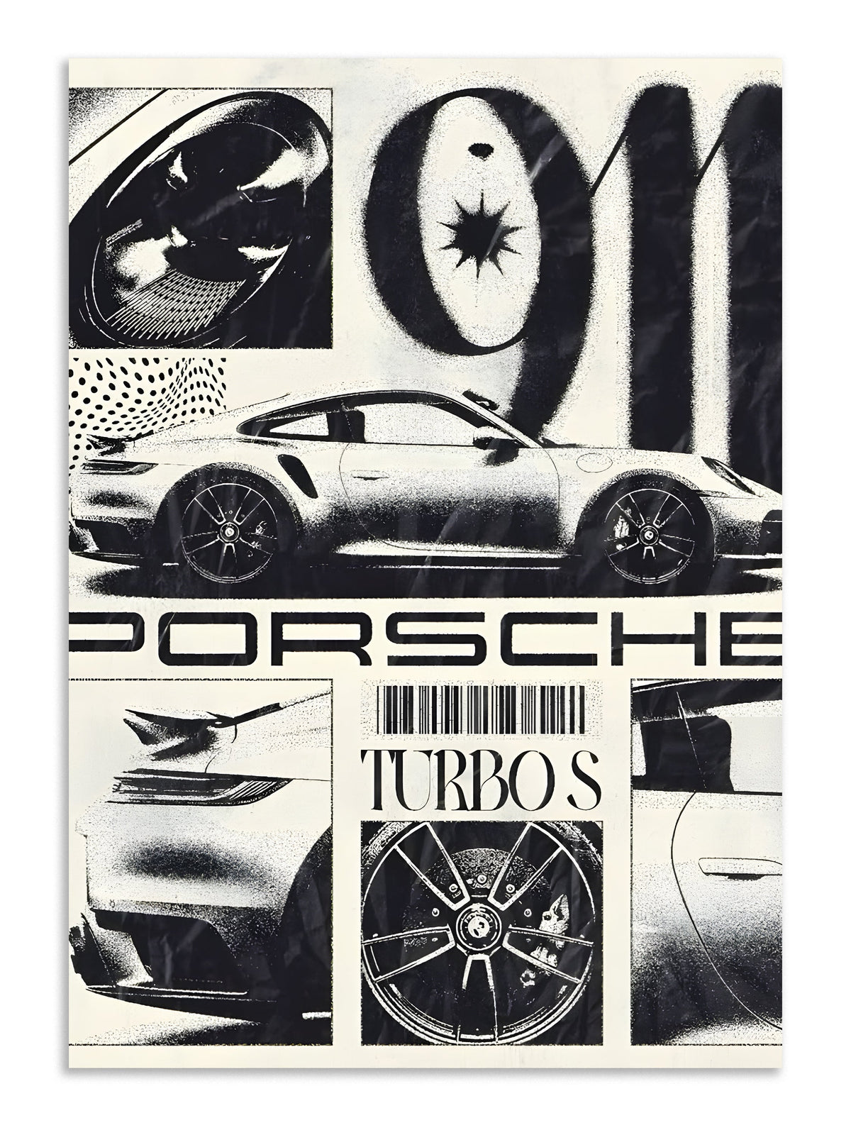 Porsche 911 Turbo Wall Art Lazywalls