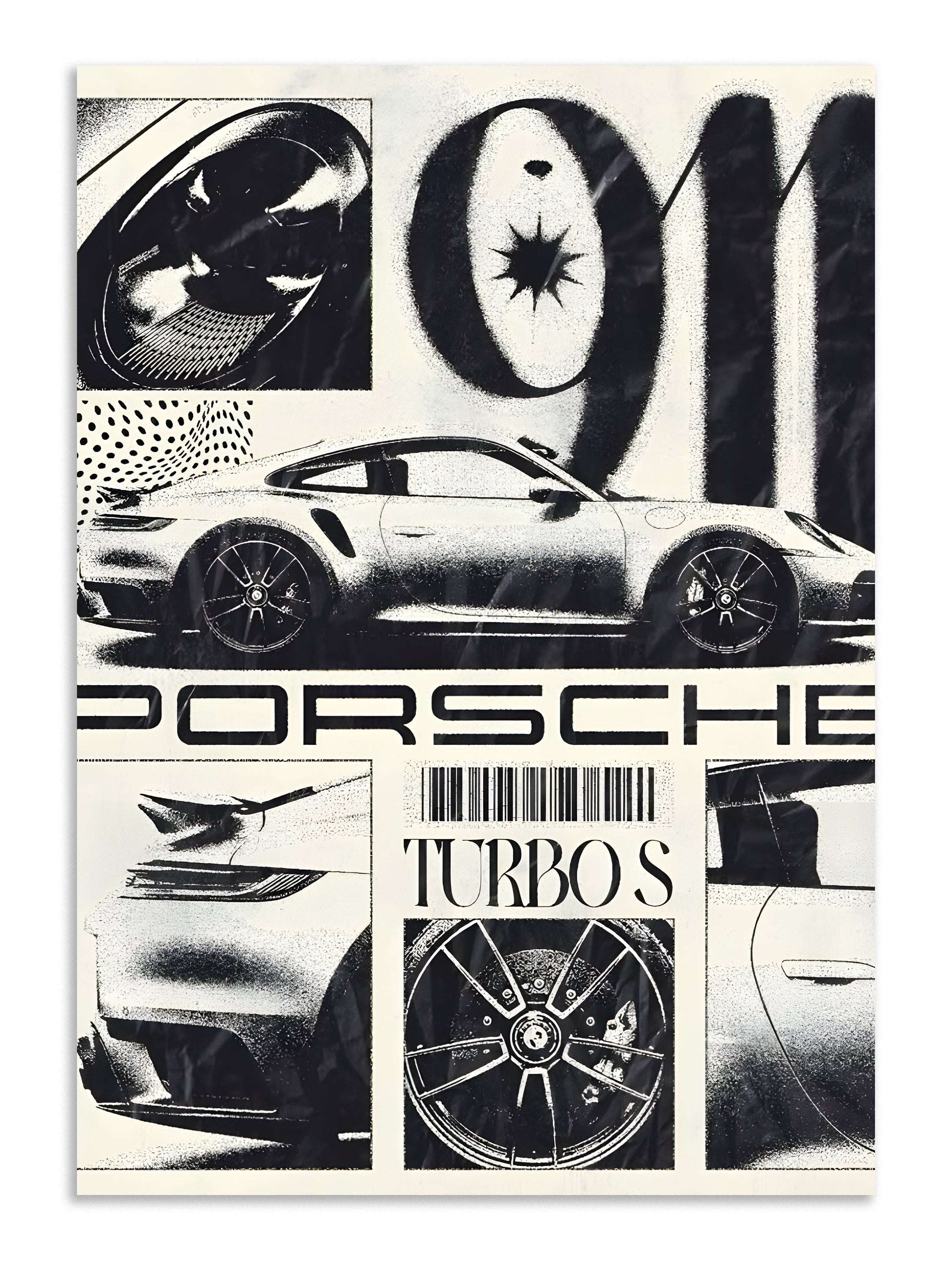 Porsche 911 Turbo Wall Art Lazywalls
