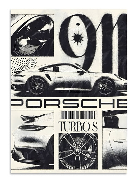 Porsche 911 Turbo Wall Art Lazywalls