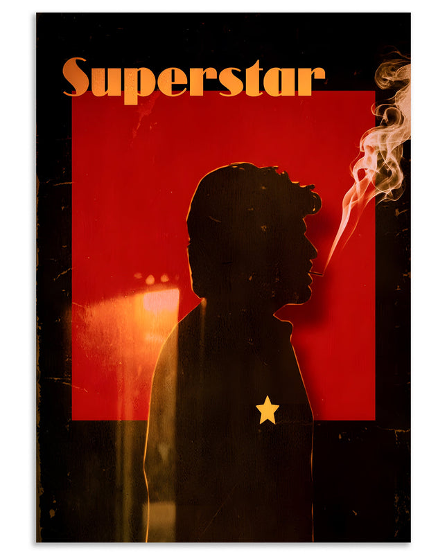 Rajinikanth Superstar Stylish Poster Art Lazywalls