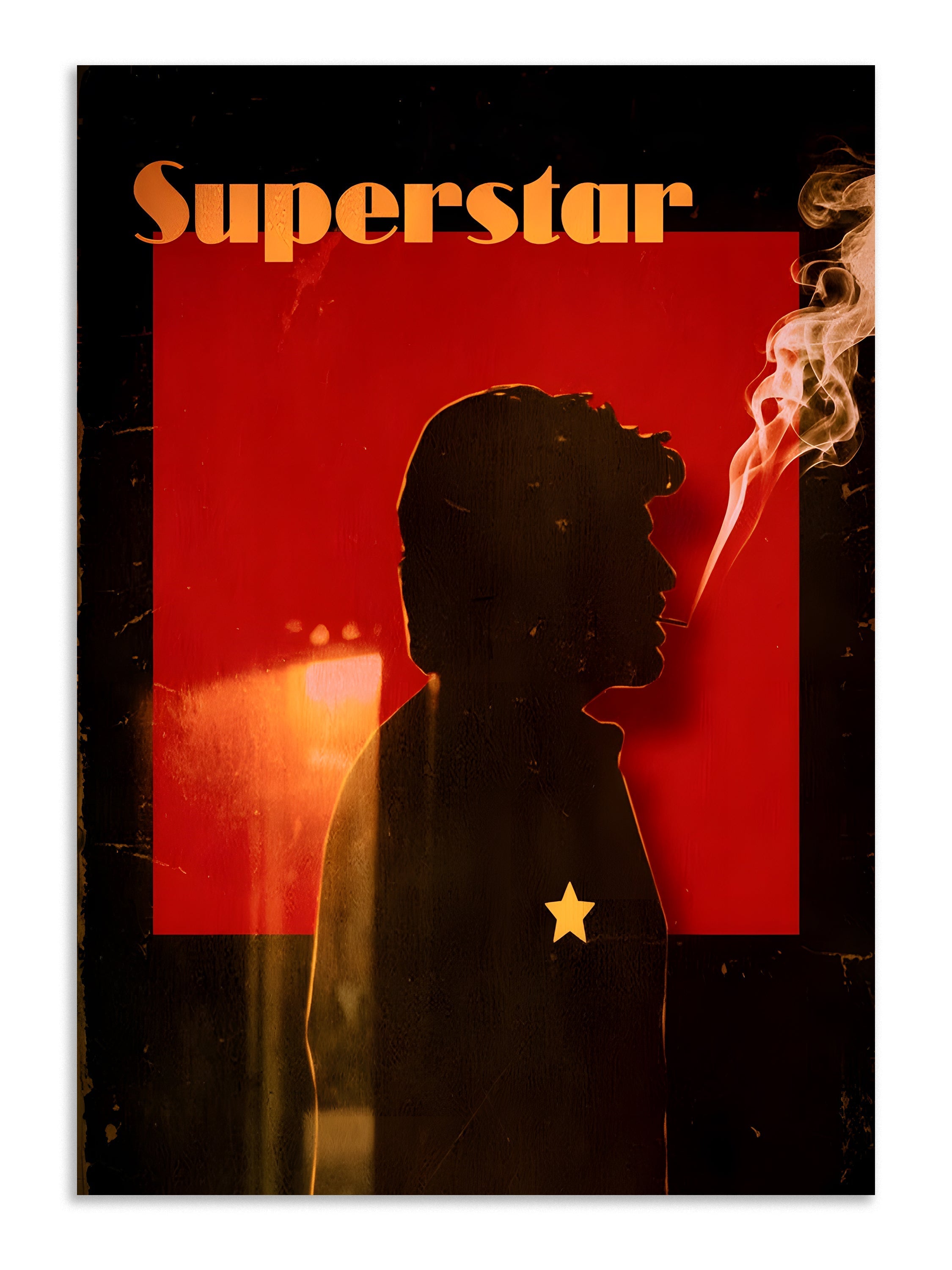 Rajinikanth Superstar Stylish Poster Art Lazywalls