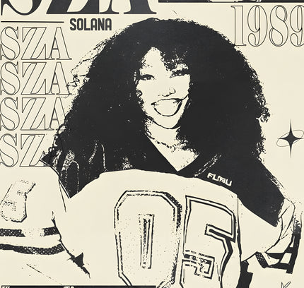SZA Aesthetic Poster Print Lazywalls