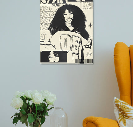 SZA Aesthetic Poster Print Lazywalls