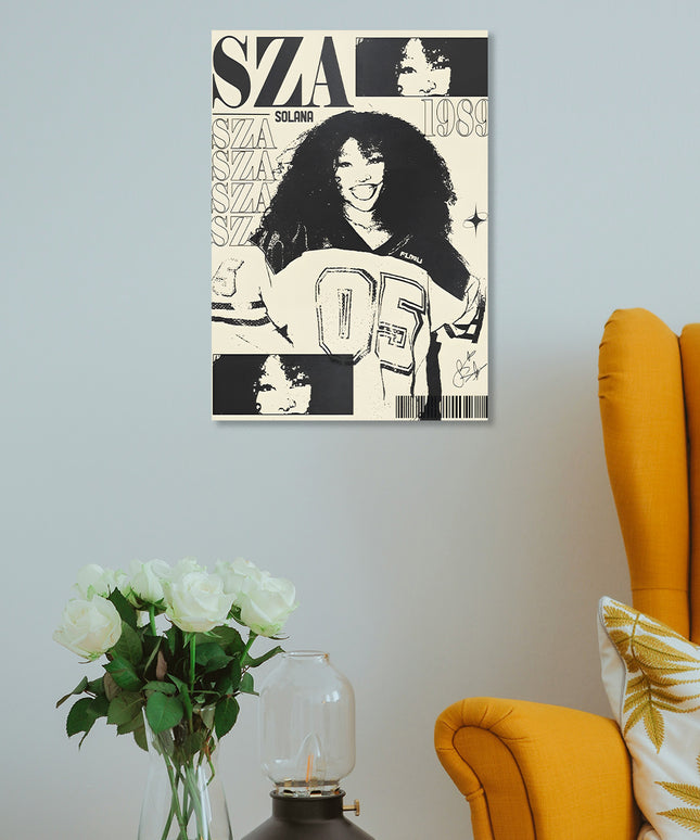 SZA Aesthetic Poster Print Lazywalls