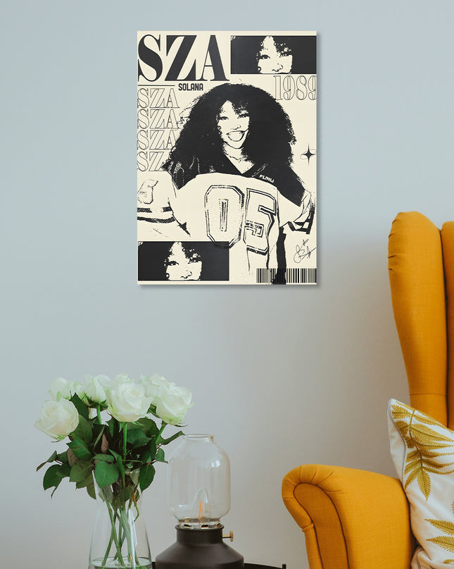 SZA Aesthetic Poster Print Lazywalls