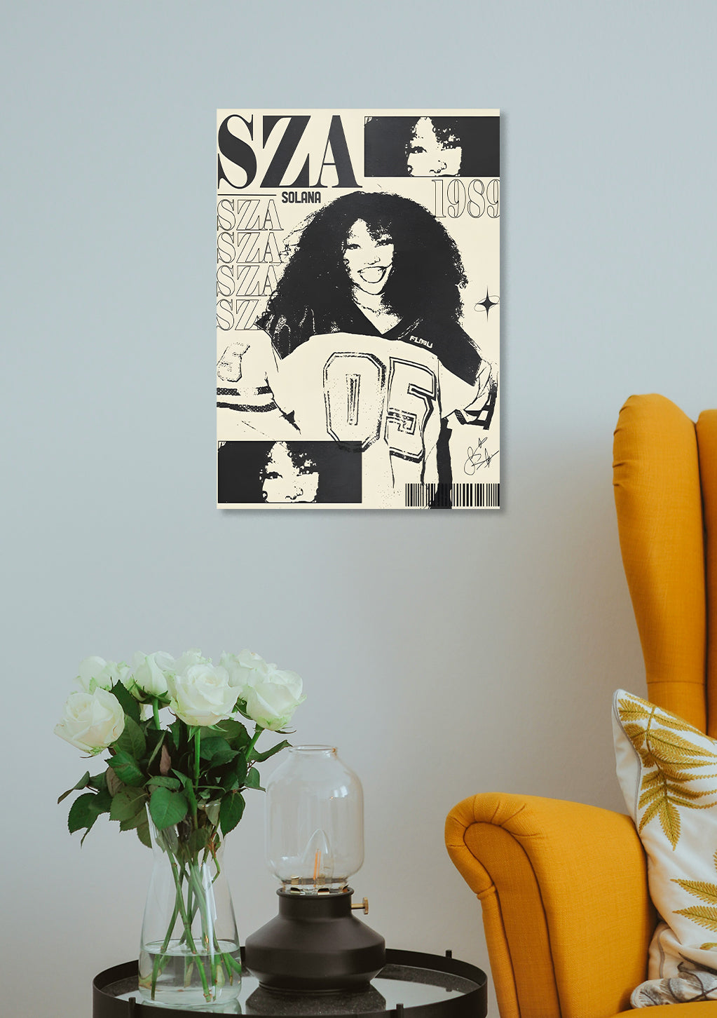 SZA Aesthetic Poster Print Lazywalls