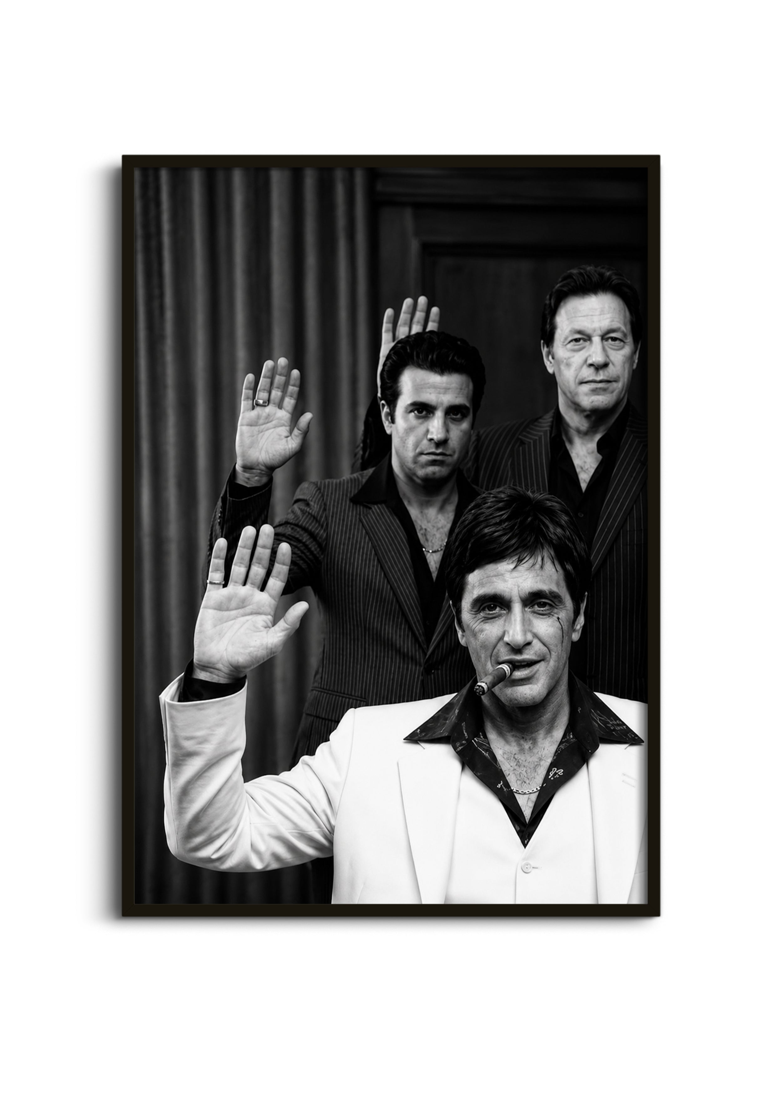 Scarface Family Portrait Wall Art Lazywalls