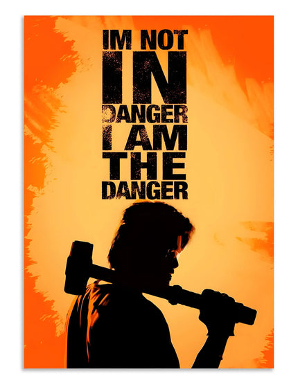 Thalapathy Vijay I Am The Danger Wall Art Poster Lazywalls