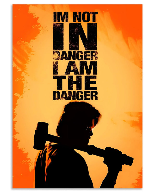 Thalapathy Vijay I Am The Danger Wall Art Poster Lazywalls