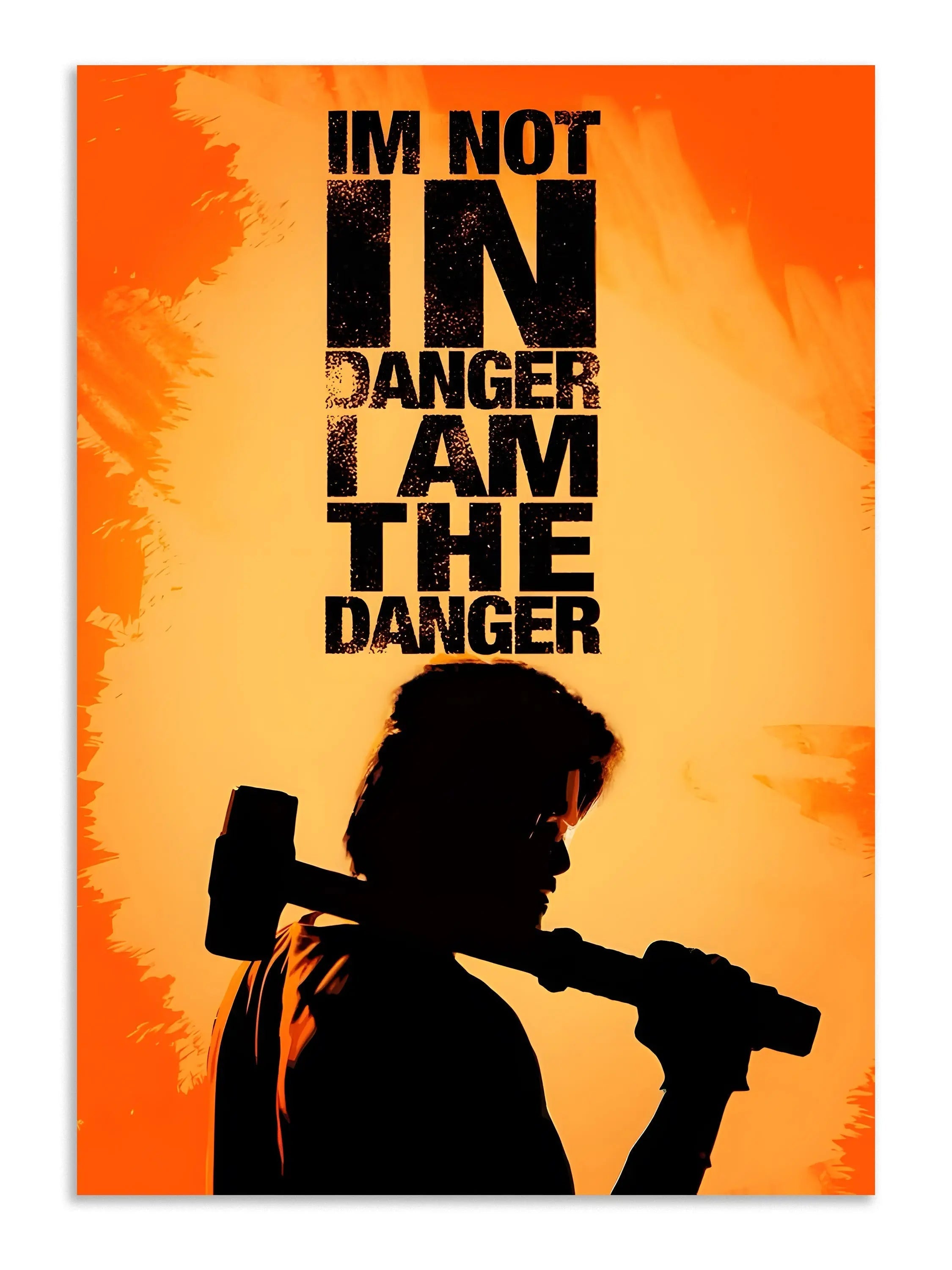 Thalapathy Vijay I Am The Danger Wall Art Poster Lazywalls