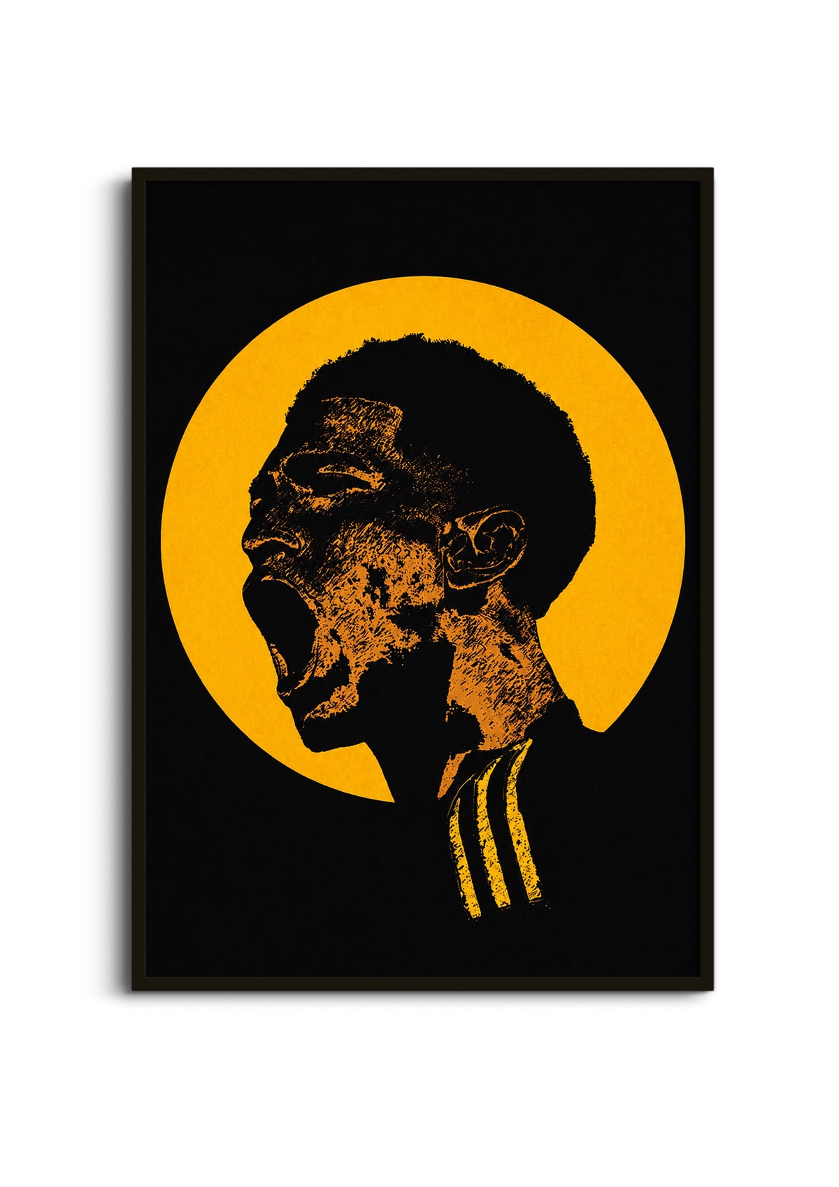 Vinícius Júnior Scream Wall Art Lazywalls