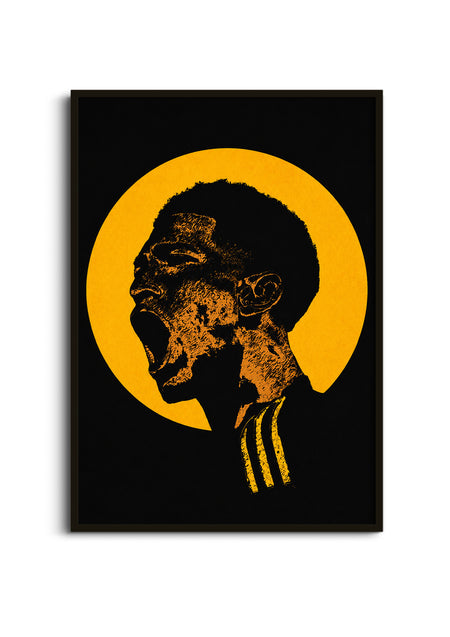 Vinícius Júnior Scream Wall Art Lazywalls