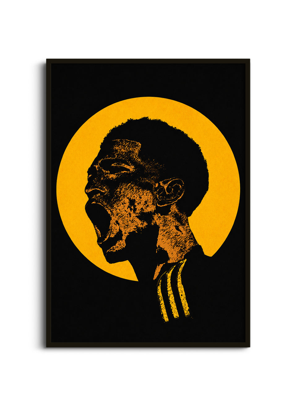 Vinícius Júnior Scream Wall Art Lazywalls