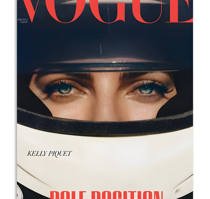 Vogue Racing Helmet Fashion Wall Art Lazywalls