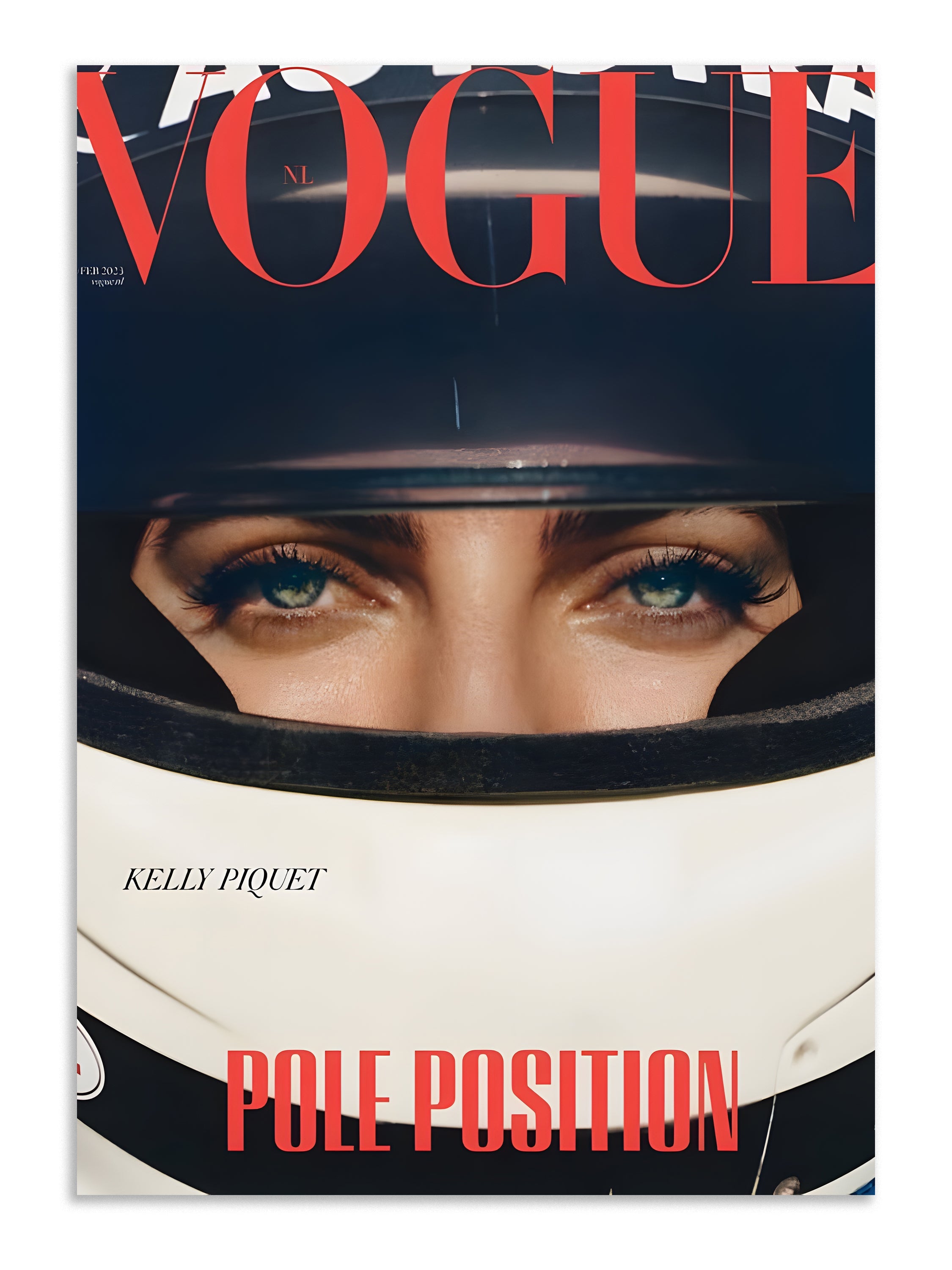Vogue Racing Helmet Fashion Wall Art Lazywalls