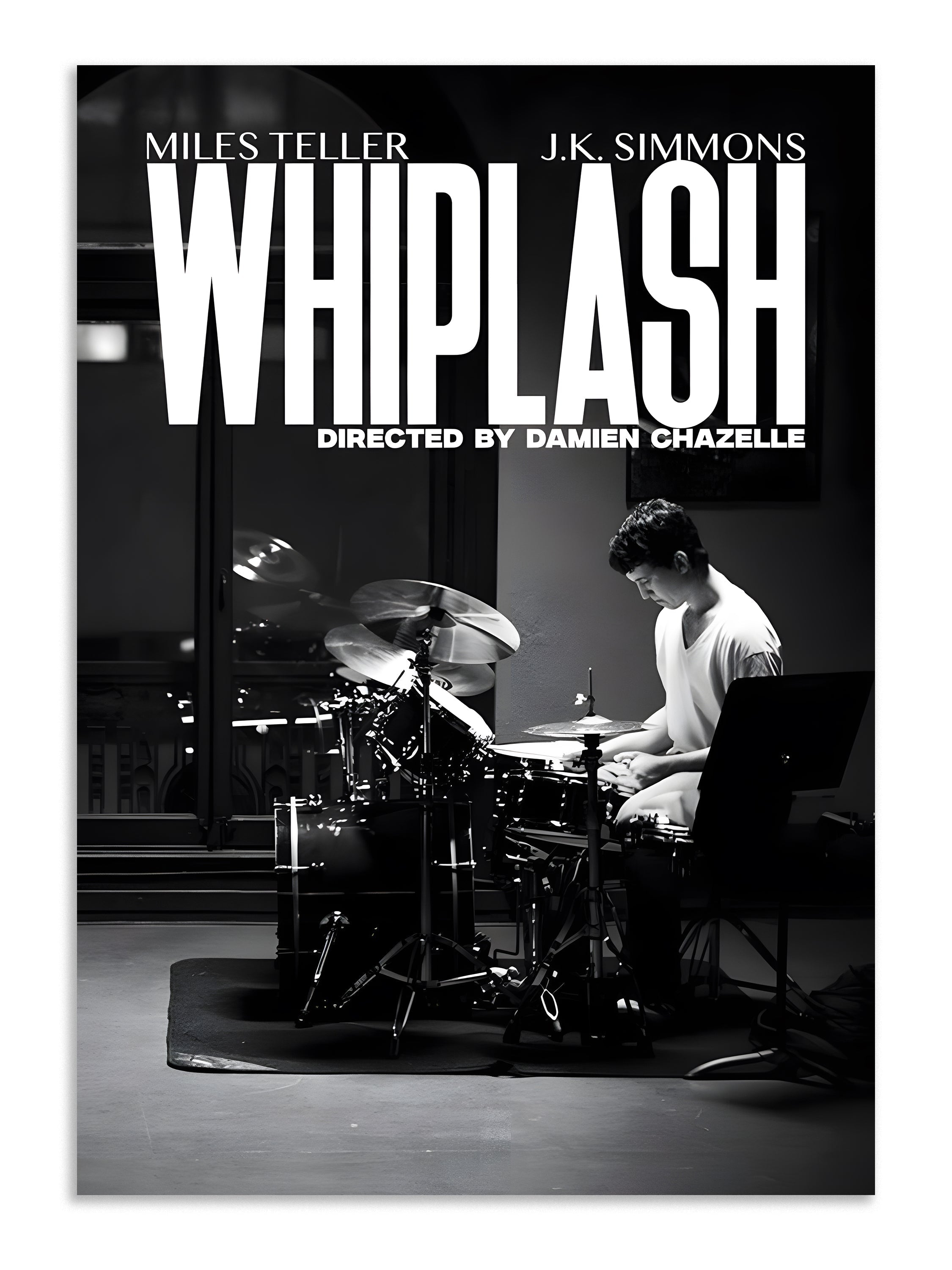 Whiplash Drum Performance Poster Wall Art Lazywalls