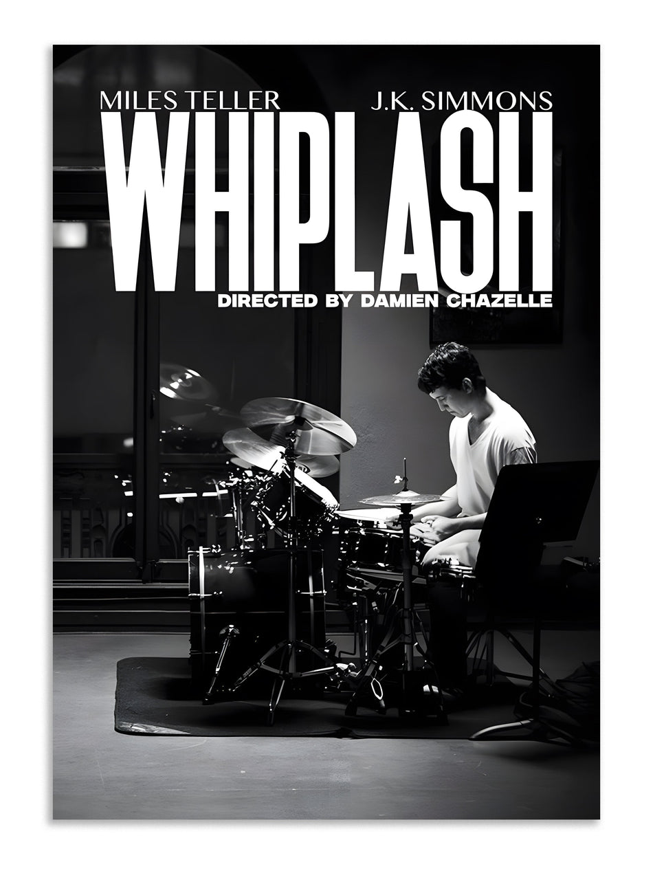 Whiplash Drum Performance Poster Wall Art Lazywalls