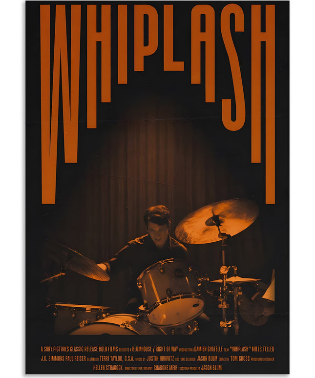 Whiplash Movie Poster Wall Art Decor Lazywalls