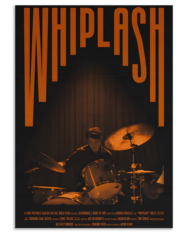 Whiplash Movie Poster Wall Art Decor Lazywalls