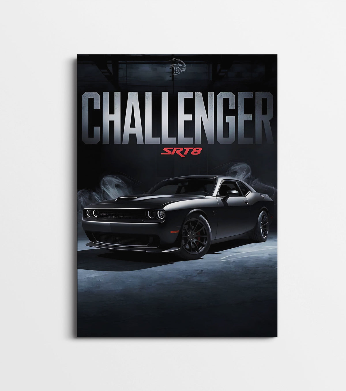 Dodge Challenger SRT8 Poster | Modern Muscle Car Wall Art Print Lazywalls