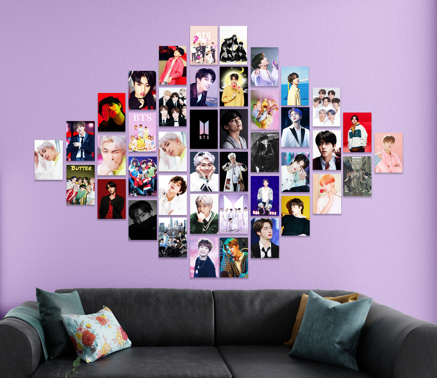 BTS Poster Set 40pcs | Kpop Aesthetic Wall Collage Poster Lazywalls