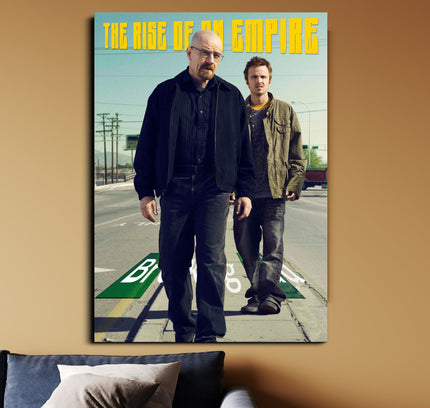 Breaking Bad Rise of an Empire Poster | Walter White Jesse Pinkman Wall Art Lazywalls