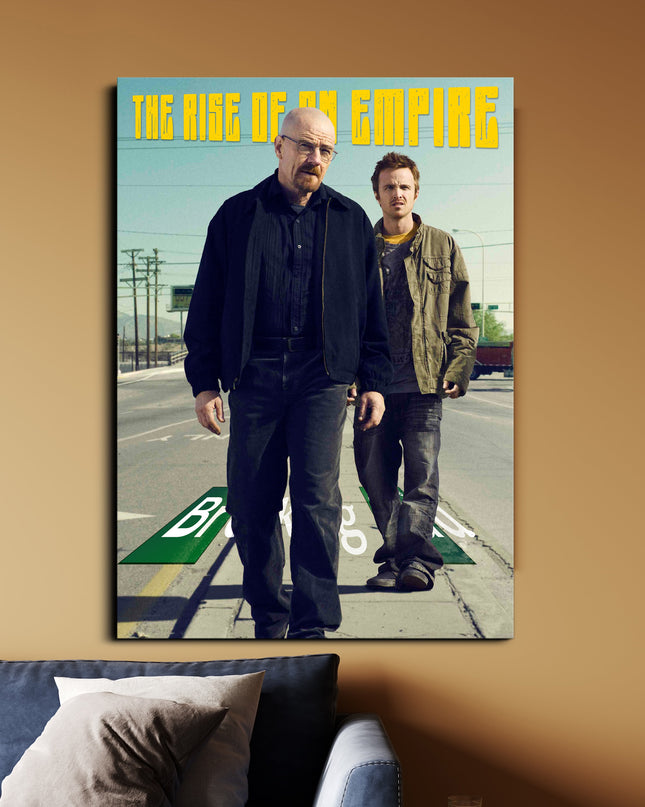Breaking Bad Rise of an Empire Poster | Walter White Jesse Pinkman Wall Art Lazywalls