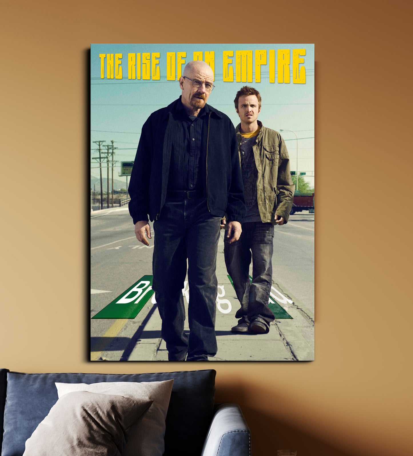 Breaking Bad Rise of an Empire Poster | Walter White Jesse Pinkman Wall Art Lazywalls