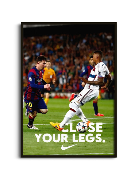 Lionel Messi Football Wall Art Lazywalls