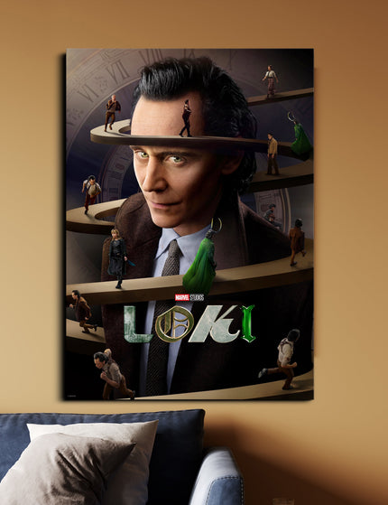 Loki | Time Variance Authority Poster | Marvel Wall Poster Lazywalls