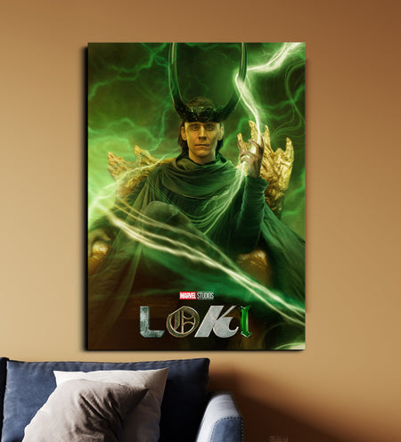 Loki | Marvel Studios Loki Poster | Superhero Wall Poster Lazywalls