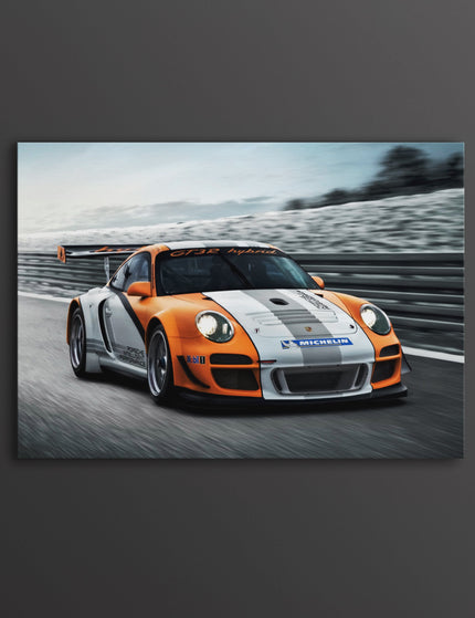 Porsche 911 GT3 R Hybrid | Porsche Racing Poster | Sports Car Wall Poster Lazywalls
