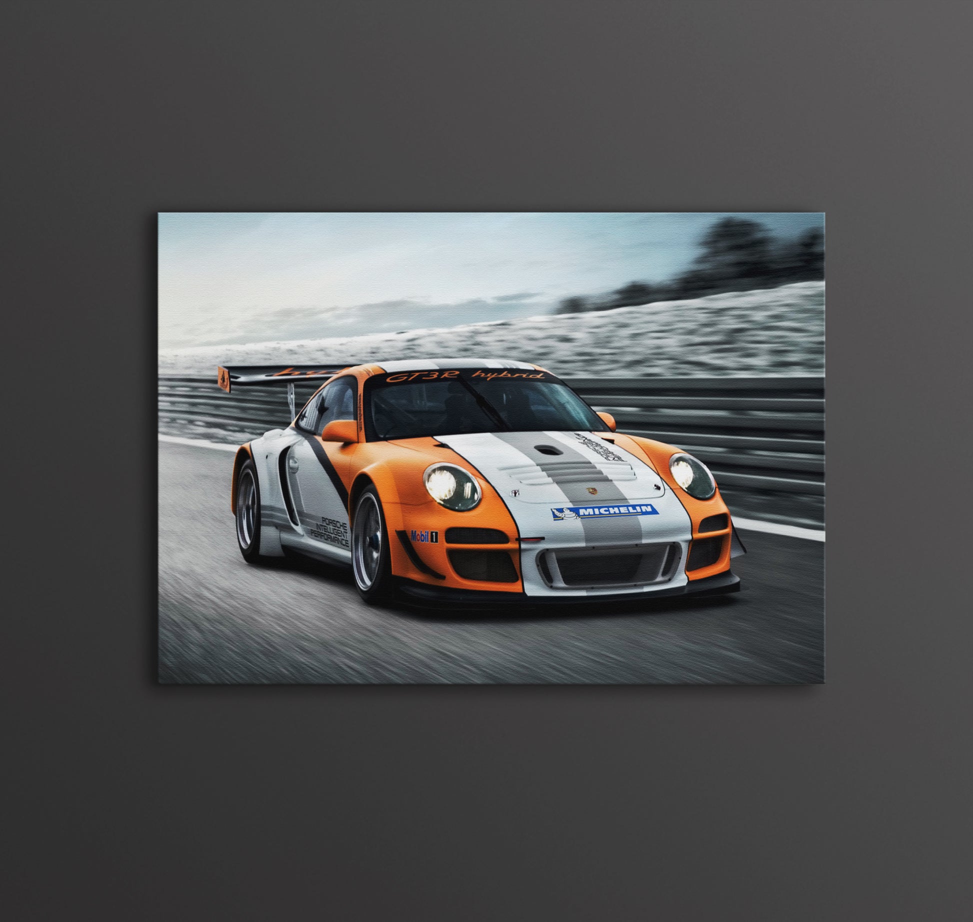 Porsche 911 GT3 R Hybrid | Porsche Racing Poster | Sports Car Wall Poster Lazywalls