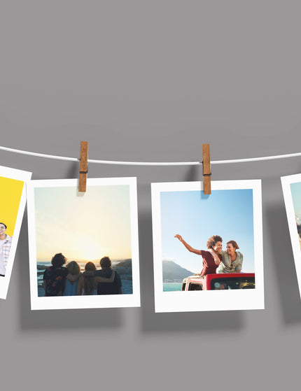 10 Custom Polaroid Prints | Personalized Mini Photo Set Lazywalls