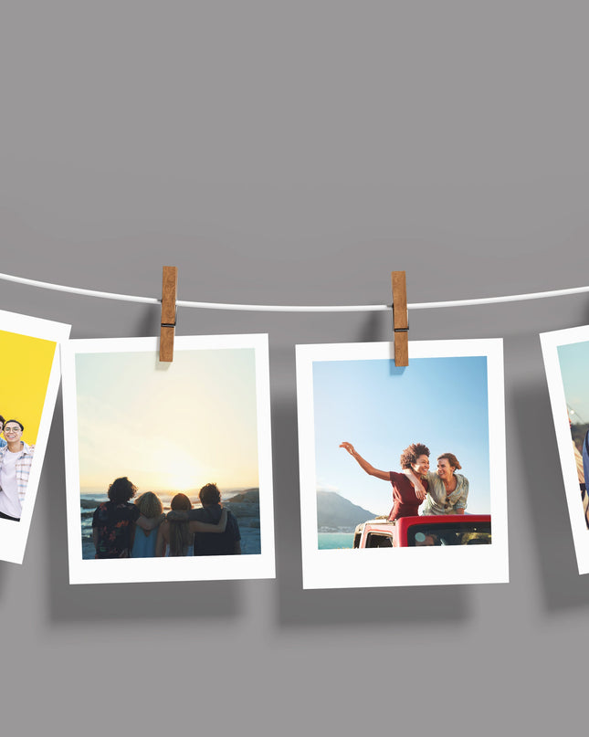 10 Custom Polaroid Prints | Personalized Mini Photo Set Lazywalls