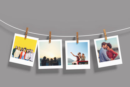 10 Custom Polaroid Prints | Personalized Mini Photo Set Lazywalls