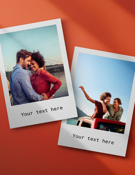 10 Custom Polaroid Prints | Personalized Mini Photo Set Lazywalls