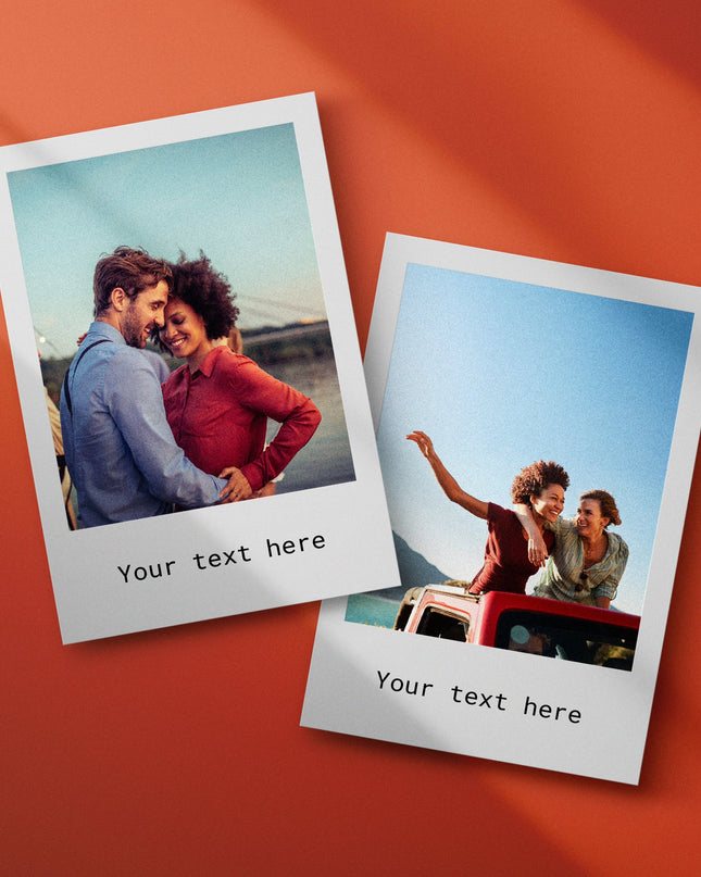 10 Custom Polaroid Prints | Personalized Mini Photo Set Lazywalls