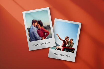 10 Custom Polaroid Prints | Personalized Mini Photo Set Lazywalls